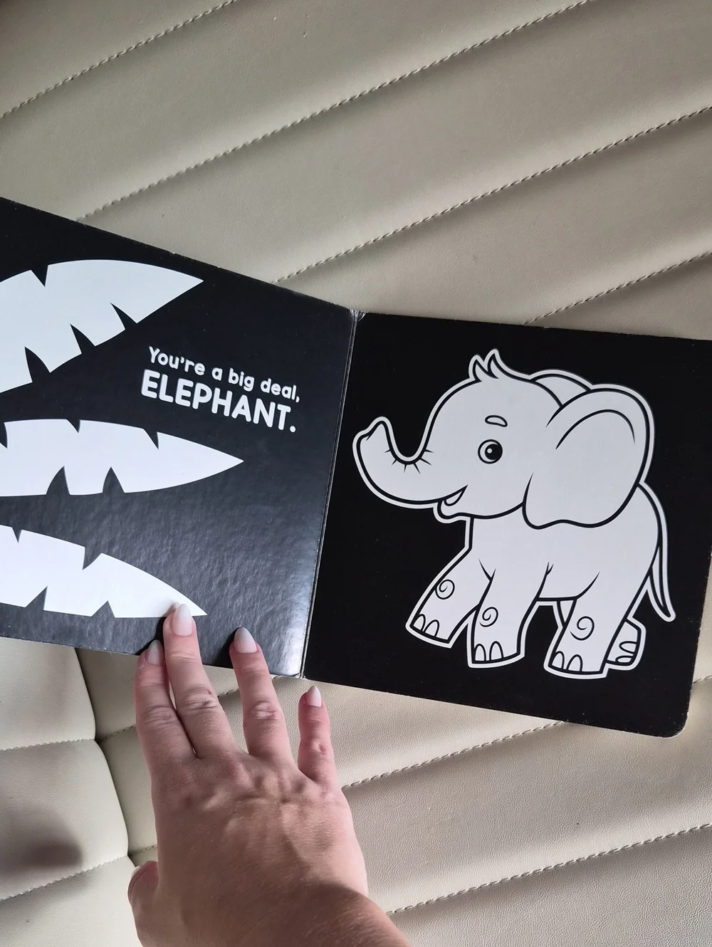 High-Contrast Baby Book - Black & White